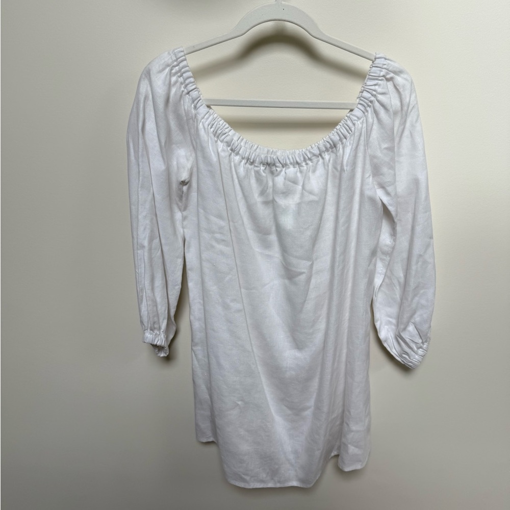 Off the shoulder mini dress
